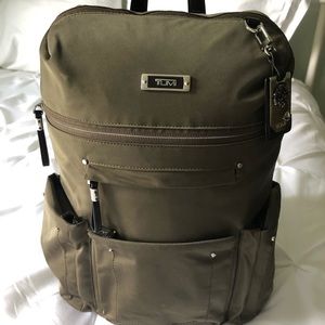 Tumi Calais Voyageur mink backpack